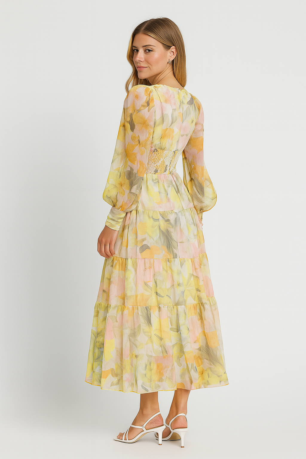 Summer | Zonnige Zomerwrapjurk met Bloemenprints